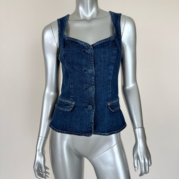 Reformation women jeans vest size 4 US